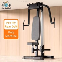 Appareil de musculation à charge libre pour exercices Pec Fly/Deltéens arrière, machine de pression bras-poitrine pour usage domestique