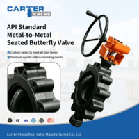 Vanne papillon ANSI à triple offset en acier au carbone WCB, à siège métallique, avec bride RF, électrique, antidéflagrante, pour vapeur haute température, API 609, OEM