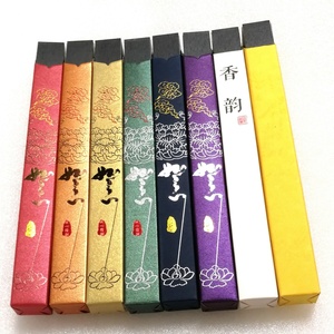 High Quality Natural Japanese Chinese Agarwood Religious Bambooless 21cm Card <b>Box</b> Gift Set <b>Incense</b> Sticks - Product Image 1