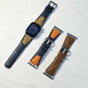 <span class=keywords><strong>Bracelet</strong></span> de <span class=keywords><strong>montre</strong></span> en <span class=keywords><strong>cuir</strong></span> véritable en acier inoxydable pour Apple Watch Series Ultra 9 8 7 6 <span class=keywords><strong>Bracelet</strong></span> de <span class=keywords><strong>montre</strong></span> en <span class=keywords><strong>cuir</strong></span> de luxe Vente en gros - Product Image 1