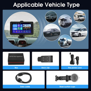 Universal 7 Inch IPS Touch Android <strong>GPS</strong> Navigator CarPlay Bluetooth WIFI FM Free Maps MP5 Player Portable Car <strong>Navigation</strong> <strong>System</strong> - Product Image 2