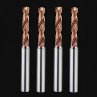 Forets de précision CNC de haute qualité pour routeur, outils de fabrication, forets en alliage dur revêtus à 55 degrés pour l'acier inoxydable