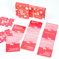 Pengle 50 Nouvelles Cartes d'Aventure Eco-responsables en Papier Portable Vrai ou Faux pour Couples Cartes Interactives pour Couples Cartes Stimulantes d'Ambiguité