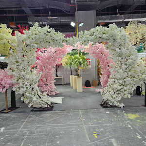 L85 6.5ft 8ft 10ft giả hoa anh đào trang trí nền Sakura cây nhân tạo đám cưới vòm màu hồng hoa cây để bán - Product Image 5