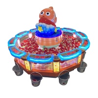 Machine de jeu de pêche LX Cute Fish pour enfants - Machine de rédemption de tickets personnalisable pour parcs d'attractions