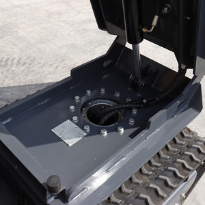 Mini-chargeuses compactes sur chenilles hydrauliques Tovisen V1000 avec moteur Kubota D1105 et broyeur forestier à fléaux - Product Image 6