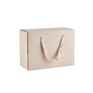 Boîte cadeau en carton ondulé personnalisée avec rabat de couvercle pliable, impression offset du logo personnalisé, emballage Matsutake, modèle valise 252 - Product Image 4