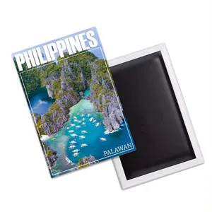 Aimant écologique personnalisé pour réfrigérateur Souvenirs touristiques Philippines Ref Magnet