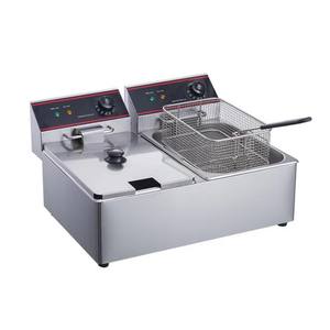 Friteuses électriques/gaz professionnelles à <span class=keywords><strong>double</strong></span> compartiment, friteuses électriques à cylindre unique/<span class=keywords><strong>double</strong></span> cylindre pour restaurants et snack-bars - Product Image 1