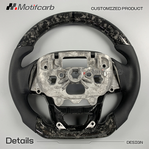 Volant en fibre de carbone forgé personnalisé pour Ford Ranger XLT Raptor 2023-2026, accessoires intérieurs de voiture, amélioration - Product Image 5