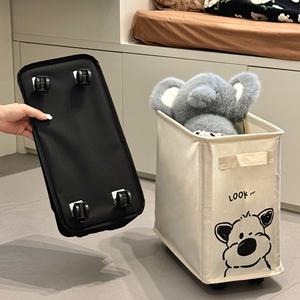 Estante de almacenamiento de oficina móvil con carrito con ruedas, cesta debajo de la Mesa para mochila escolar, Material PP para dormitorio de estudiantes - Product Image 4