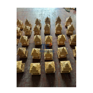 โคมไฟหวายธรรมชาติทรงเจดีย์สวยงามสำหรับงานแต่งงาน ตกแต่งโต๊ะ ของตกแต่งคริสต์มาส ทำด้วยมือจากเวียดนาม - Product Image 6