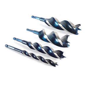 Forets spirales à lame argentée en acier, à tige plate de 3 pouces, pour perçage rapide et travail du bois - Product Image 4