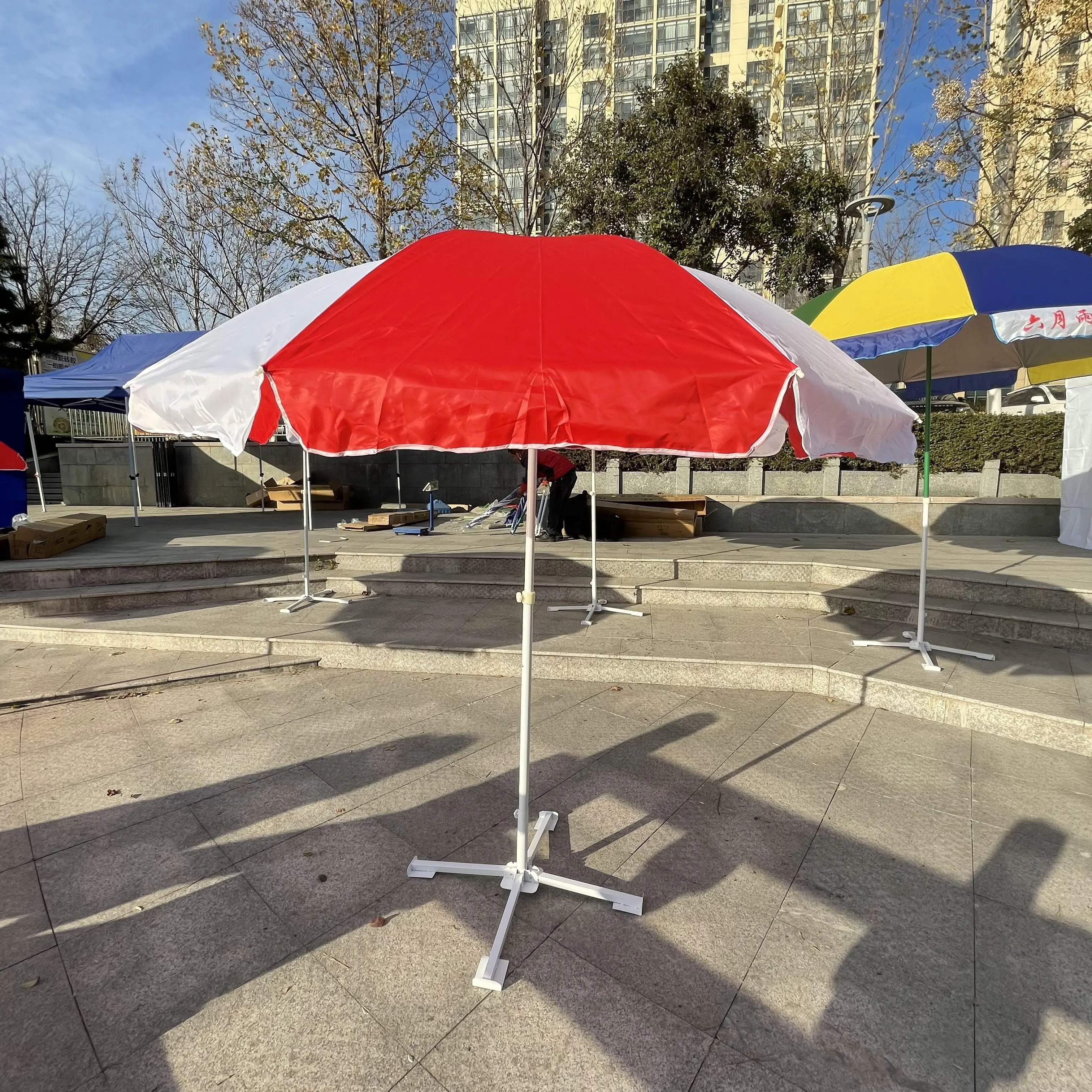 Promosi grosir payung matahari pantai berkualitas tinggi payung/payung matahari