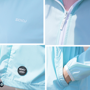 Giacca Anti UV <span class=keywords><strong>da</strong></span> donna Slim personalizzabile all'ingrosso manica lunga UPF50 + cappotto di protezione solare - Product Image 4