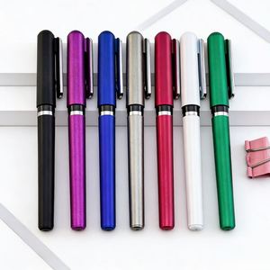 Bolígrafos de Gel de Plástico Neutros de Alta Calidad para Negocios, Bolígrafos Delgados para Firmas con Logotipo Personalizado para Publicidad Corporativa - Product Image 1