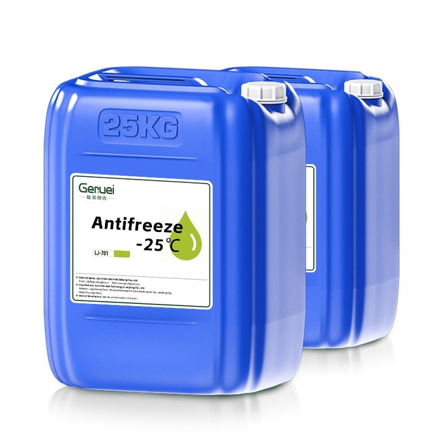 Industrial Grade Antifreeze Media Water-Based Cooling Fluid for Boiler & Underfloor Heating Systems Freezing Point -25C -45C