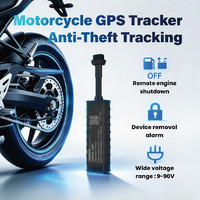 Pelacak GPS Sepeda Motor LYNKWORLD LW2G-4BH, Pencari Lokasi Anti Maling E-bike Tegangan Lebar 9-90V dengan Pemutus Jarak Jauh & Alarm Anti Rusak