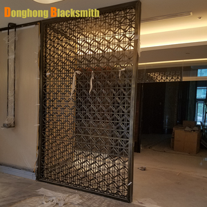 Manufacturers Art Stainless Steel Divider Metal Mesh <strong>Screen</strong> Laser Cut Hollow Cutout <strong>Partition</strong> for Office Engineering Decoration - Product Image 6