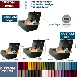 Design moderne personnalisé confortable siège rehausseur <span class=keywords><strong>de</strong></span> voiture pour animaux <span class=keywords><strong>de</strong></span> compagnie étanche voyage laisse chien siège rehausseur <span class=keywords><strong>de</strong></span> voiture pour chien chat <span class=keywords><strong>grille</strong></span> <span class=keywords><strong>de</strong></span> lit pour animaux <span class=keywords><strong>de</strong></span> compagnie - Product Image 4
