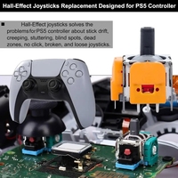 Module de capteur de manette de jeu électromagnétique Hall Effect 3D Analog Stick pour manettes PS5/PS4/Xbox/Switch Pro