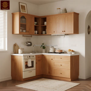 Armoires de cuisine modernes personnalisées pour appartements Petit équipement de cuisine pour toute la maison Kitchenettes d'hôtel prêtes à assembler - Product Image 1