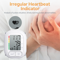 TRANSTEK Tensiomètre électronique intelligent personnalisé pour usage domestique, rechargeable, pour poignet et bras, appareil de mesure de la pression artérielle