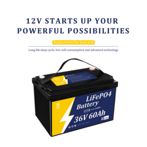Batería Marina LiFePO4 de 36V 38.4V 65Ah, Batería de Litio de Ciclo Profundo Impermeable IP67 para Motor de Barco - Product Image 5