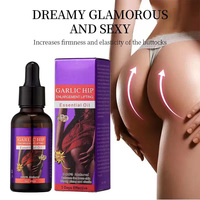 Huile Essentielle de Fesses Riche et Personnalisable 30ml de Notre Marque, Pressée à Froid, 100% Pure, Hydratante, à l'Ail, pour un Massage Liftant et Repulpant des Fesses