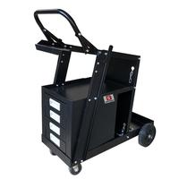 Chariot de soudage mobile en acier au carbone à 4 tiroirs pour soudeur et plasma