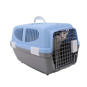 Có Thể Gập Lại Bằng Thép Không Gỉ Nhỏ Chó Mèo Hàng Không Được Chấp Thuận Nhựa Pet Travel <span class=keywords><strong>Carrier</strong></span> Box - Product Image 3