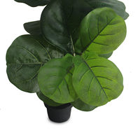 CHUANGFA 90cm artificielle Ficus Pandurata Hance bonsaï olivier en plastique pour la décoration de bureau pour les occasions d'anniversaire et de Pâques