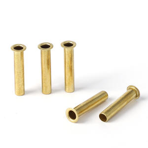 Rivets tubulaires personnalisés OEM ODM, rivets creux en cuivre et en laiton à tête ronde - Product Image 1