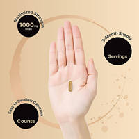 Capsules de Palmier Nain OEM – Biotine, Acide Hyaluronique – Soutien Prostate, Urinaire, Cheveux, Immunité pour Homme Adulte – Complément Herbal Halal