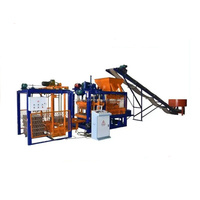 Machine de fabrication de briques multifonctionnelle QT4-25 pour briques de pavé solides en cendres de volaille et briques de jardin, Afrique du Sud, Ghana