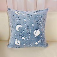 Housse de coussin en molleton pour enfants et adultes, housse de coussin en forme d'étoile, cadeaux pour enfants et adultes, confortable, chauffant, Super doux, pour le coucher
