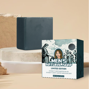 OEM erkek doğal katı çubuk sabun hindistan cevizi yağı zeytinyağı biberiye ve çay ağacı özleri ile aşılanmış - Product Image 1