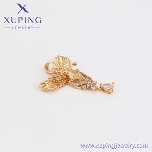· Xuping gioielli high sense <span class=keywords><strong>madre</strong></span> angelo pieno di amore oro 18 carati elegante luce lusso diamante set ciondolo festa della mamma - Product Image 5
