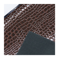 Haute qualité 0.9mm Crocodile en relief PU synthétique artificiel Faux cuir tissus PU matériel pour chaussures sacs à main supérieurs