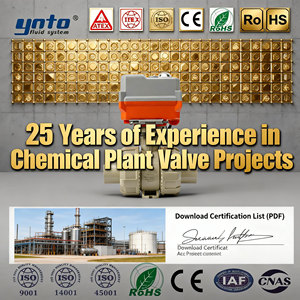 Vanne à boisseau sphérique électrique pour eaux usées riches en sels et conditions acido-base fortement concentrées, personnalisable en matière et diamètre - Product Image 5