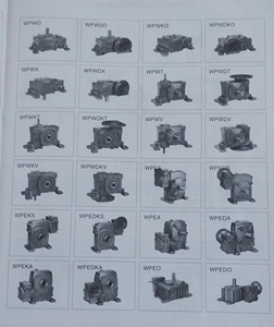 WPA กล่องเกียร์หนอน, กล่องเกียร์ขนาด40 50 60 70 80 100 120 135 147 155 175 200 250 WPA - Product Image 6