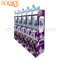 Mini anglais-moyen bonbon griffe distributeur automatique enfants arcade peluche grue poupée attrape avec accepteur de facture en métal Durable