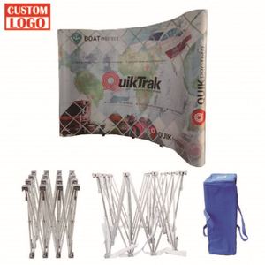 Afficheur magnétique incurvé en aluminium léger avec tissu tendu - TTO-LW pour les salons professionnels - Product Image 1