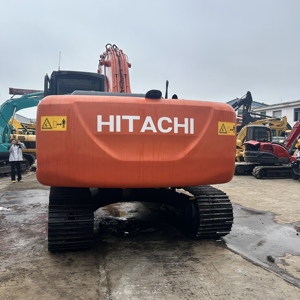 รถขุดไฮดรอลิกแบบตีนตะขาบ HITACHI ZX200-5G ปี 2023 มือสอง ขนาด 20 ตัน พร้อมเครื่องยนต์และปั๊ม Isuzu สำหรับงานก่อสร้าง - Product Image 1