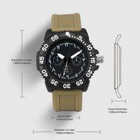 Montre-bracelet de luxe étanche à quartz pour homme, cadran lumineux, bracelet en acier inoxydable, chronométrage précis, élégante, pour affaires et décontractée
