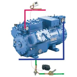 25HP universal & complete liquid injection kits are suggested in high adiabatic index refrigerant cycles, such as R23, R14, R170