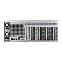 Boîtier de serveur rack 4 GPU avec double carte mère LGA 2011 (E5) 4U, prêt pour l'IA, modèle privé OEM C612-4U, stock disponible
