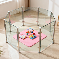 Rampe en verre feuilleté anti-éclats et anti-enfants, style contemporain, pour salle de bain, sécurité, utilisation extérieure, installation DIY, escaliers, balcons