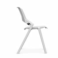 Chaise de formation, de bureau et de réunion empilable en plastique ergonomique moderne