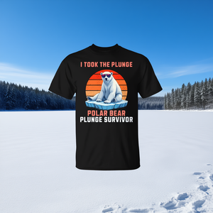 Camiseta Polar Bear Plunge Survivor 2025, Diversión Invernal - Product Image 3